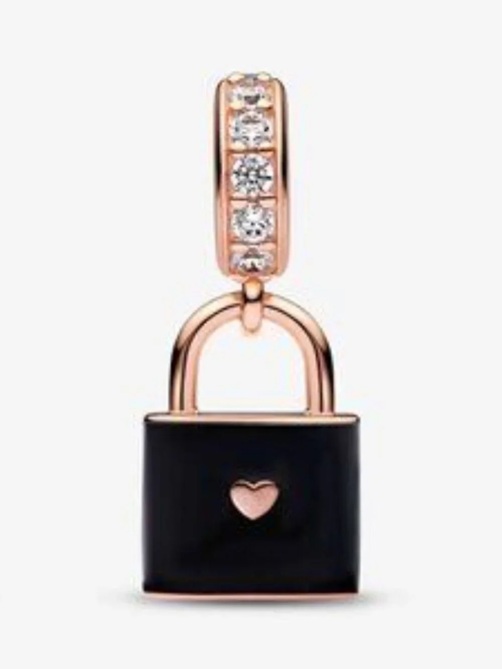 Love Padlock Dangle Charm